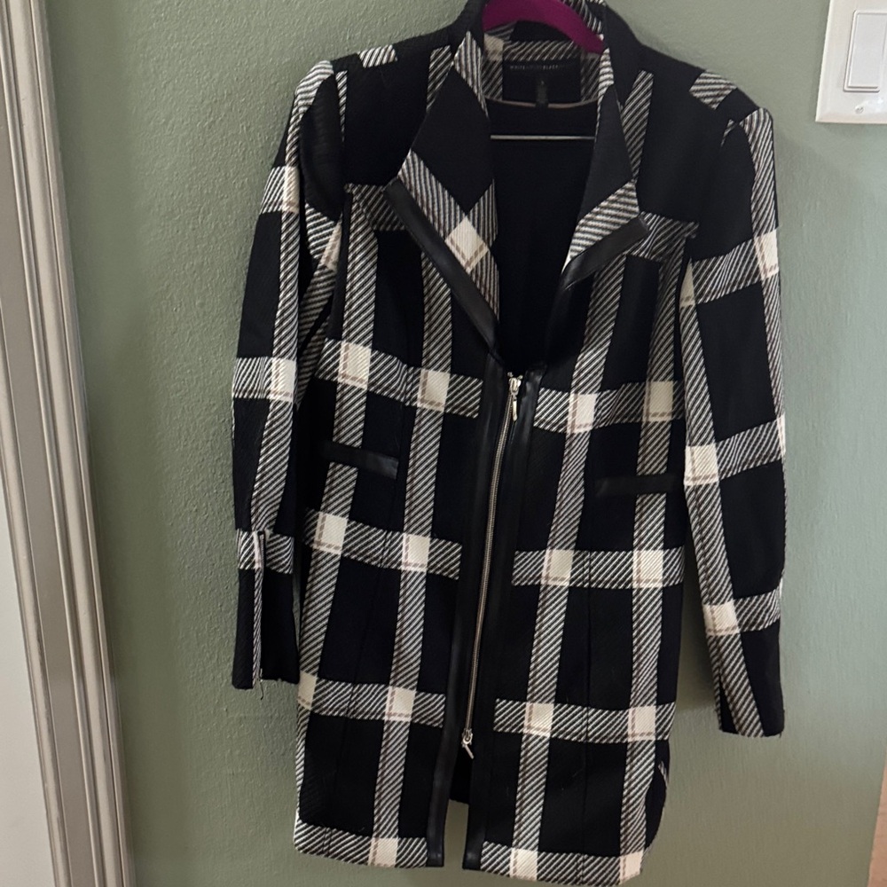 White House Black Market plaid Women's Jacket